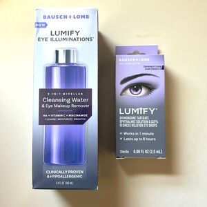 LUMIFY Cleansing Water and Eye Drops